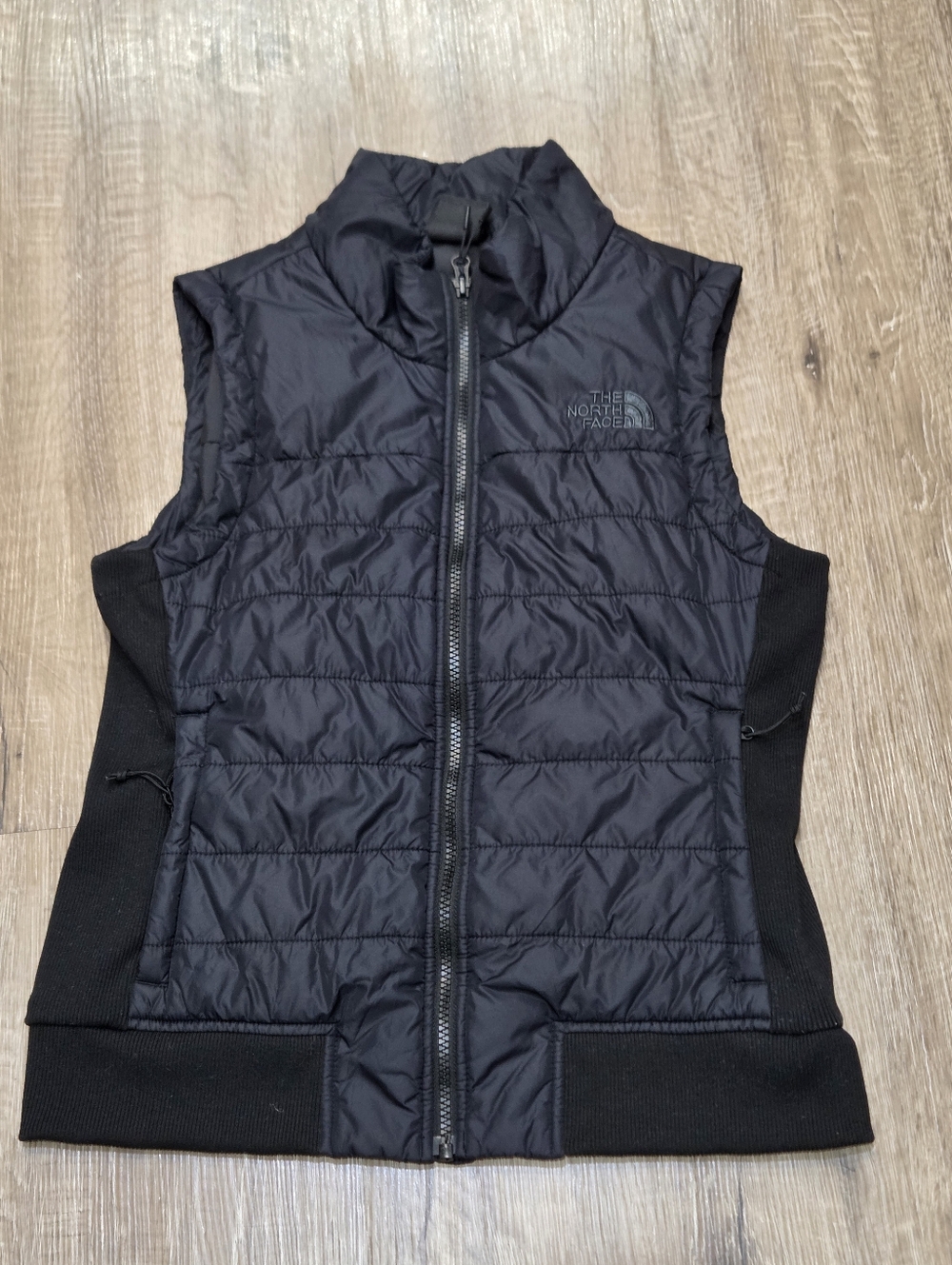 The North Face Women's Pre-Owned Vest Quilted Full Zip Black Size Medium